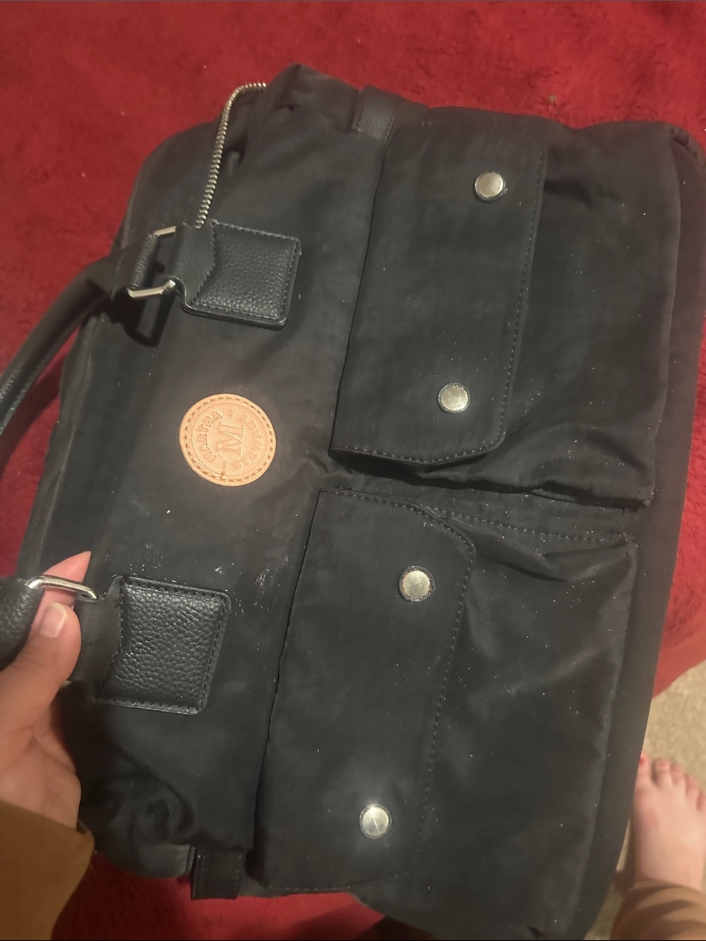 Martha Stewart black handbag